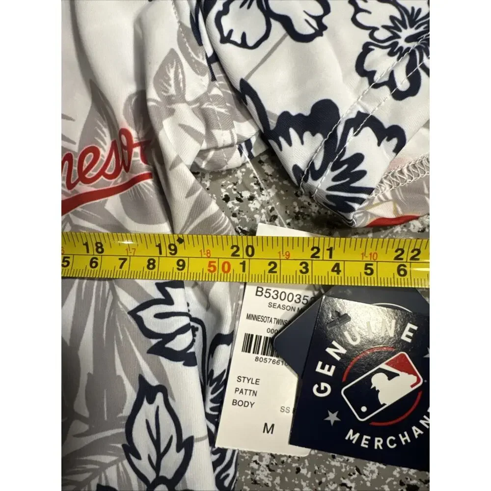 NWT Minnesota Twins Game Day Aloha Print Reyn Spooner MLB® Performance Polo - M